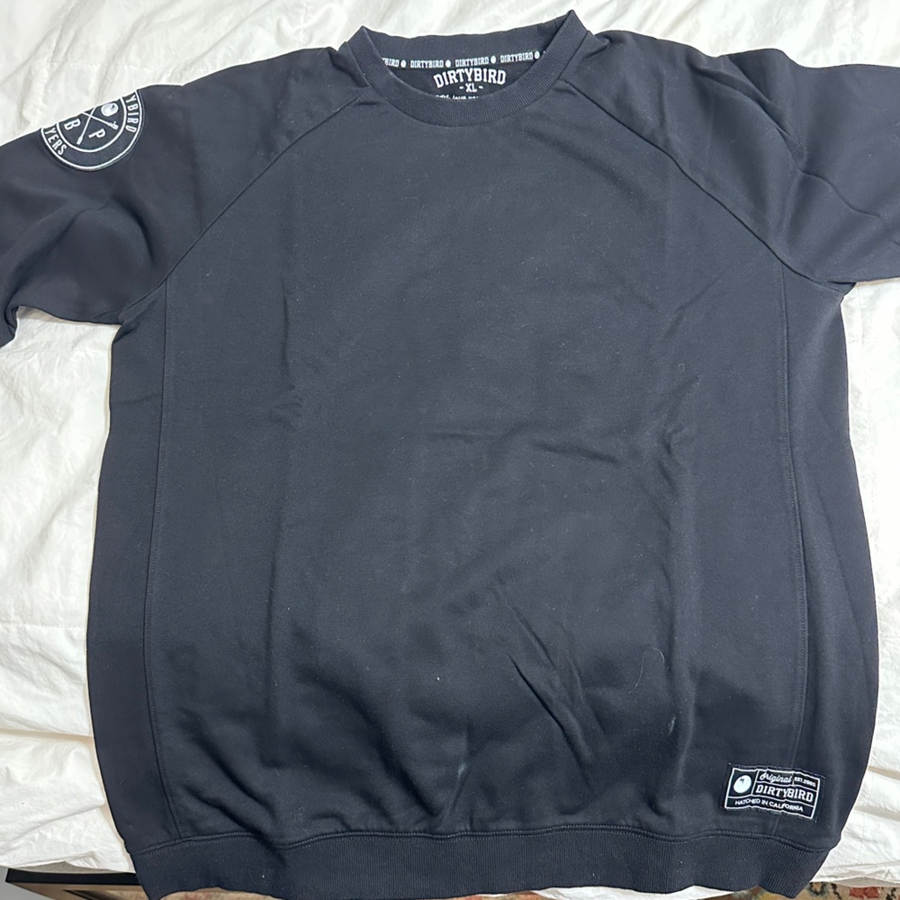 Dirtybird Black Sweatshirt Long sleeve XL NEVER WORN NEW